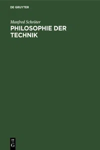 Philosophie der Technik_cover