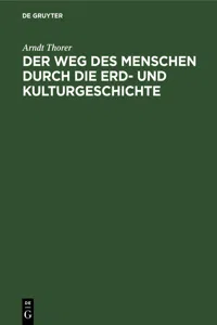 Der Weg des Menschen durch die Erd- und Kulturgeschichte_cover