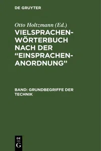 Vielsprachen-Wörterbuch nach der "Einsprachen-Anordnung"_cover