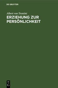 Erziehung zur Persönlichkeit_cover