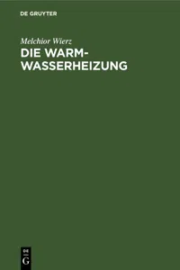 Die Warmwasserheizung_cover