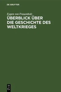 Überblick über die Geschichte des Weltkrieges_cover