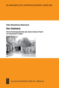 Die Dashtakis - Familiengeschichte des Autors Hasan Fasa'i Farsnama-yi Nasiri_cover