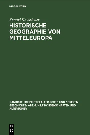 Historische Geographie von Mitteleuropa