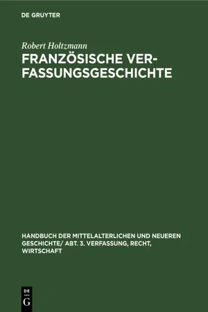 Französische Verfassungsgeschichte