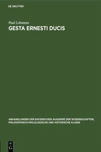 Gesta Ernesti ducis_cover