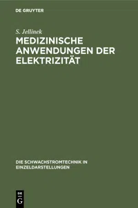 Medizinische Anwendungen der Elektrizität_cover