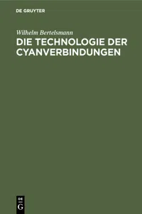 Die Technologie der Cyanverbindungen_cover