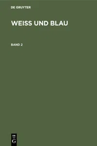 Weiß und Blau. Band 2_cover