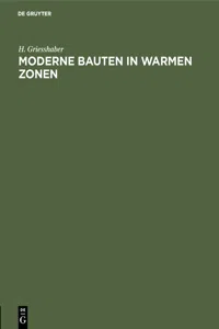 Moderne Bauten in warmen Zonen_cover