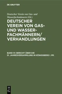 Bericht über die 51. Jahresversammlung in Königsberg i. Pr._cover