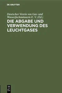 Die Abgabe und Verwendung des Leuchtgases_cover