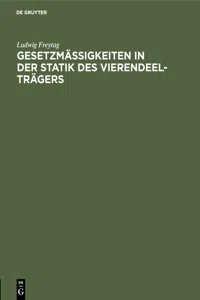 Gesetzmäßigkeiten in der Statik des Vierendeel-Trägers_cover