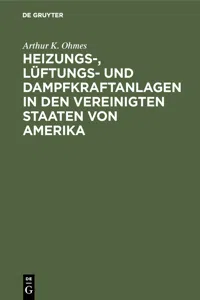 Heizungs-, Lüftungs- und Dampfkraftanlagen in den Vereinigten Staaten von Amerika_cover