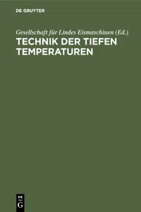 Technik der tiefen Temperaturen_cover