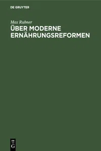 Über moderne Ernährungsreformen_cover