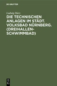 Die technischen Anlagen im Städt. Volksbad Nürnberg_cover