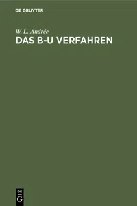 Das B-U Verfahren_cover