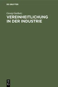 Vereinheitlichung in der Industrie_cover