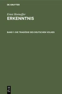 Die Tragödie des deutschen Volkes_cover