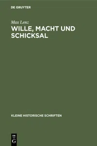 Wille, Macht und Schicksal_cover