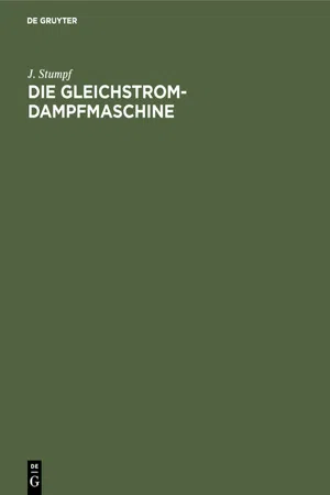 Die Gleichstrom-Dampfmaschine