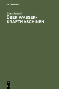 Über Wasserkraftmaschinen_cover