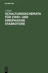 Schaltungsschemata für zwei- und dreiphasige Stabrotore_cover