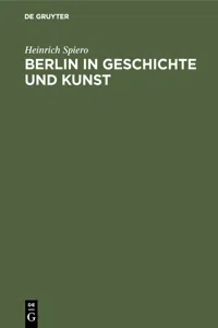 Berlin in Geschichte und Kunst_cover