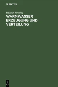 Warmwasser Erzeugung und Verteilung_cover