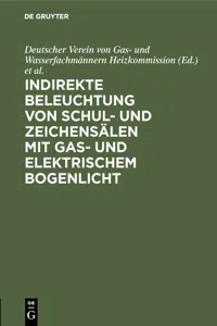 Indirekte Beleuchtung von Schul- und Zeichensälen mit Gas- und elektrischem Bogenlicht_cover