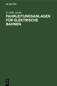 Fahrleitungsanlagen für elektrische Bahnen_cover