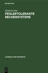 Fehlertolerante Rechensysteme_cover