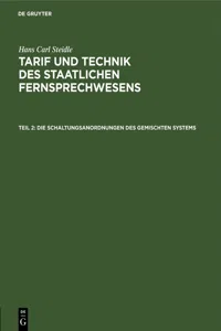 Die Schaltungsanordnungen des gemischten Systems_cover