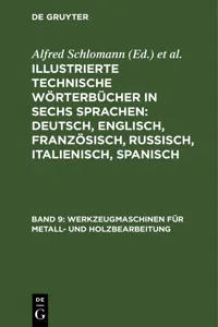 Werkzeugmaschinen für Metall- und Holzbearbeitung_cover