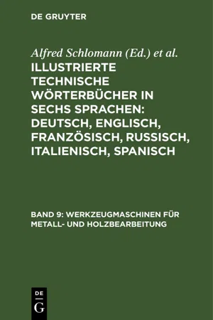 Werkzeugmaschinen für Metall- und Holzbearbeitung