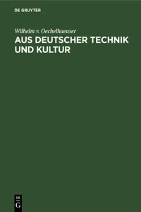 Aus deutscher Technik und Kultur_cover