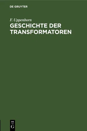 Geschichte der Transformatoren