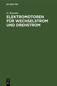 Elektromotoren für Wechselstrom und Drehstrom_cover