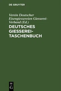 Deutsches Giesserei-Taschenbuch_cover