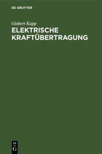 Elektrische Kraftübertragung_cover