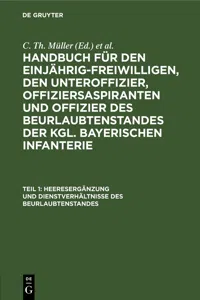 Heeresergänzung und Dienstverhältnisse des Beurlaubtenstandes_cover