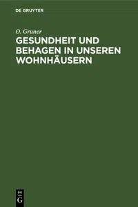 Gesundheit und Behagen in unseren Wohnhäusern_cover