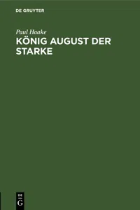 König August der Starke_cover