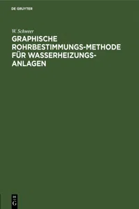 Graphische Rohrbestimmungs-Methode für Wasserheizungs-Anlagen_cover