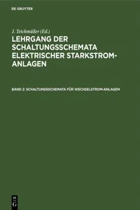 Schaltungsschemata für Wechselstrom-Anlagen_cover