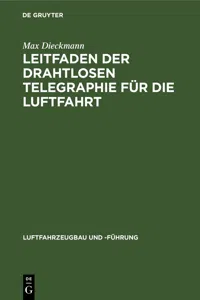 Leitfaden der drahtlosen Telegraphie für die Luftfahrt_cover