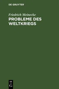 Probleme des Weltkriegs_cover