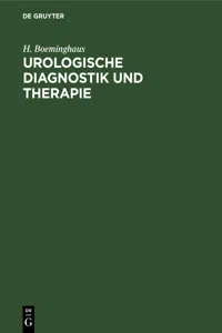 Urologische Diagnostik und Therapie_cover