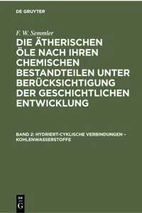 Hydriert-cyklische Verbindungen – Kohlenwasserstoffe_cover